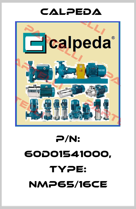 P/N: 60D01541000, Type: NMP65/16CE Calpeda