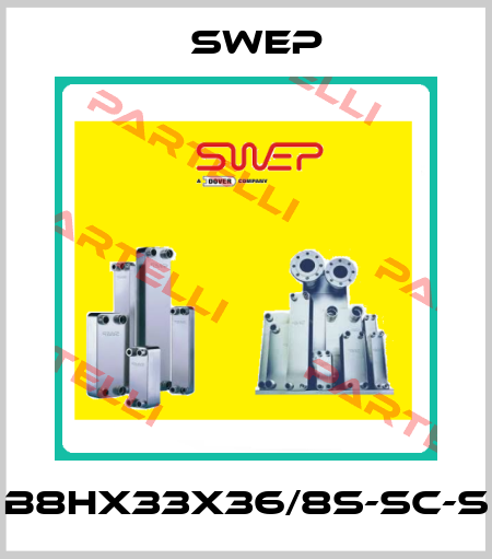 B8Hx33x36/8S-SC-S Swep