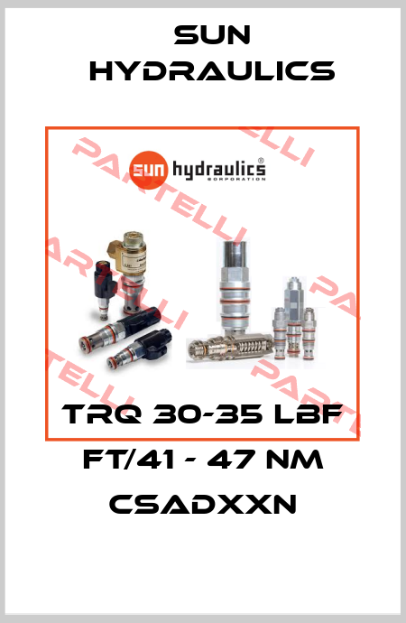 TRQ 30-35 Lbf FT/41 - 47 Nm CSADXXN Sun Hydraulics