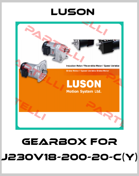 gearbox for J230V18-200-20-C(Y) Luson