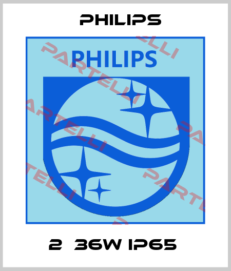 2Х36W IP65  Philips