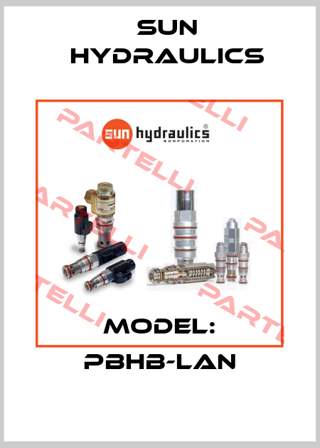 Model: PBHB-LAN Sun Hydraulics