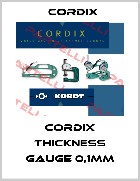 Cordix Thickness Gauge 0,1mm CORDIX