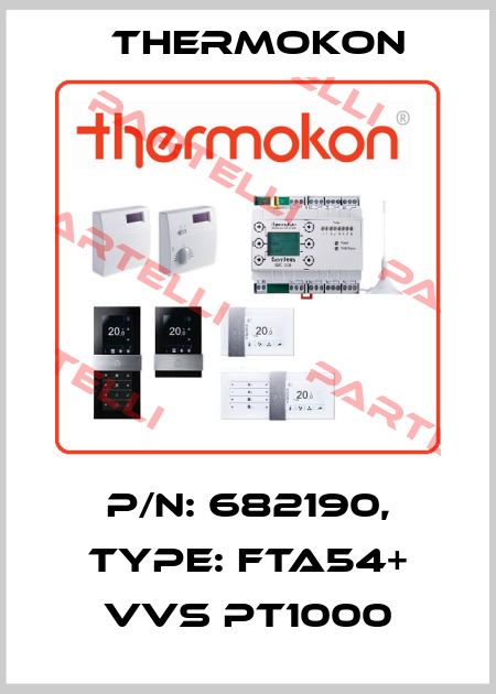 P/N: 682190, Type: FTA54+ VVS PT1000 Thermokon