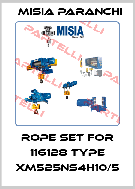 Rope set for 116128 Type XM525NS4H10/5 Misia Paranchi