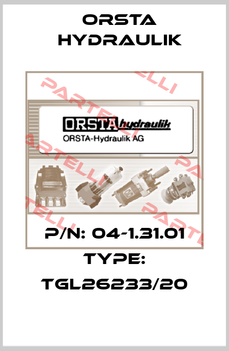 P/N: 04-1.31.01 Type: TGL26233/20 Orsta Hydraulik