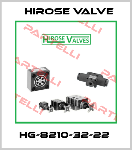 HG-8210-32-22  Hirose Valve