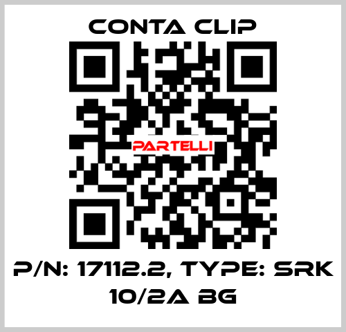 P/N: 17112.2, Type: SRK 10/2A BG Conta Clip
