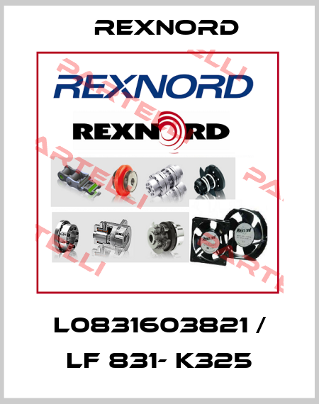 L0831603821 / LF 831- K325 Rexnord