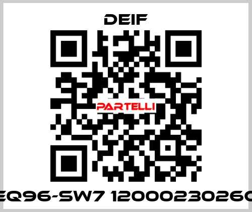 EQ96-SW7 1200023026C Deif