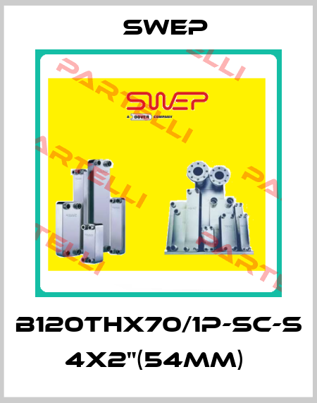 B120THx70/1P-SC-S 4x2"(54mm)  Swep