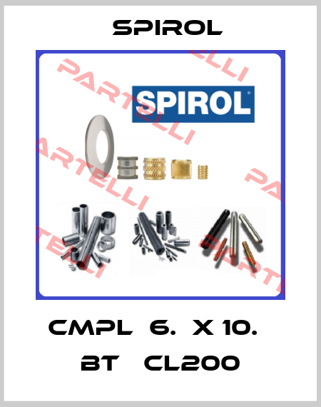CMPL  6.  X 10.   BT   CL200 Spirol