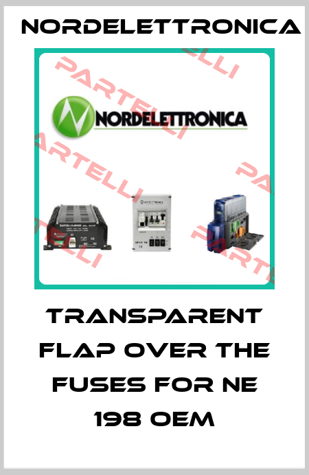 transparent flap over the fuses for NE 198 OEM Nordelettronica
