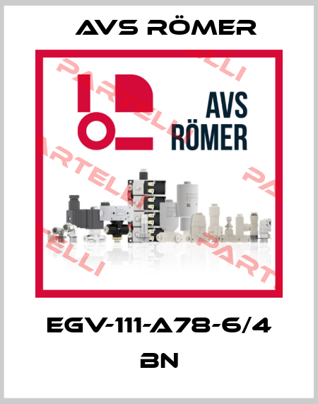 EGV-111-A78-6/4 BN Avs Römer