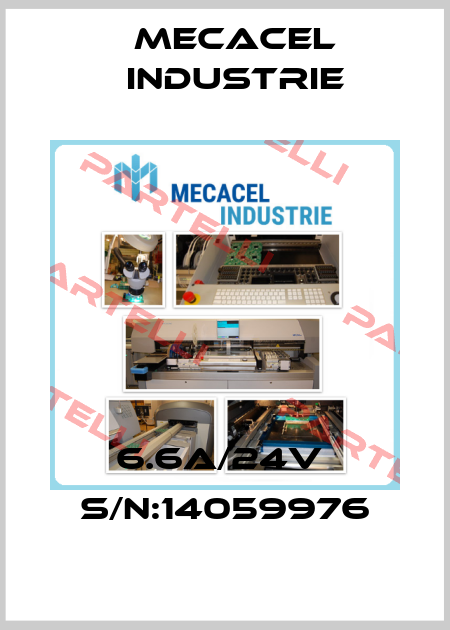 6.6A/24V  S/N:14059976 Mecacel Industrie