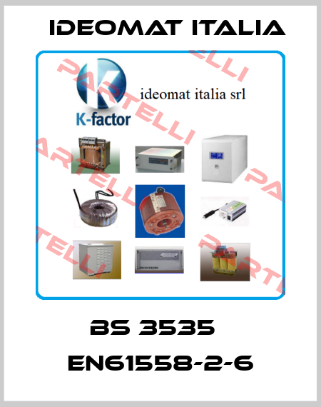 BS 3535   EN61558-2-6 IDEOMAT ITALIA