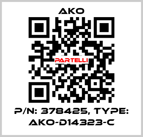 P/N: 378425, Type: AKO-D14323-C AKO