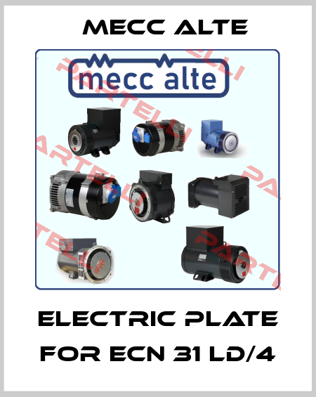electric plate for ECN 31 LD/4 Mecc Alte