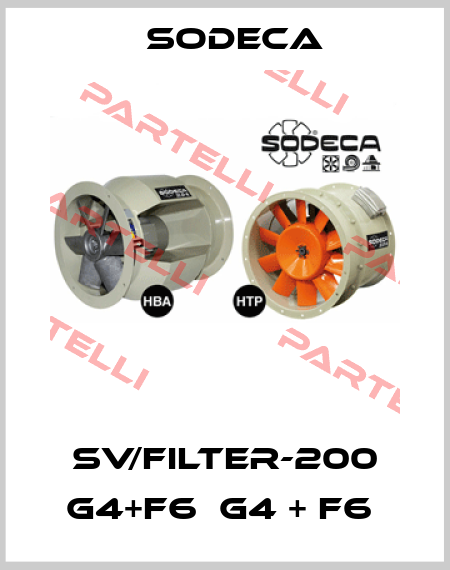 SV/FILTER-200 G4+F6  G4 + F6  Sodeca