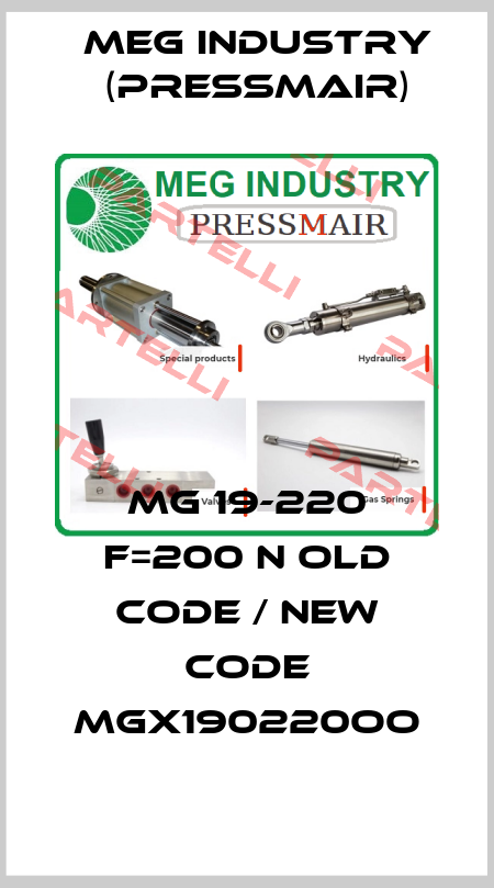 MG 19-220 F=200 N old code / new code MGX190220OO Meg Industry (Pressmair)