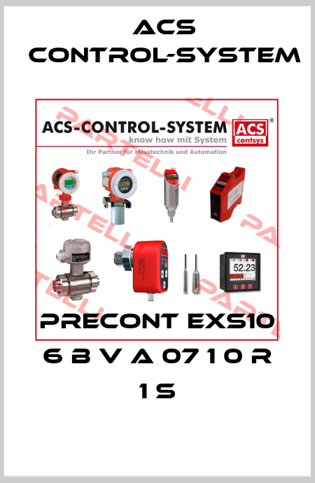 Precont ExS10 6 B V A 07 1 0 R 1 S Acs Control-System