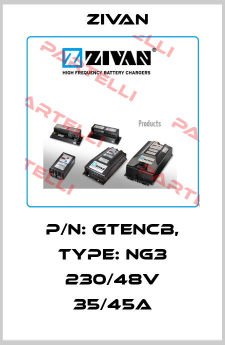 P/N: GTENCB, Type: NG3 230/48V 35/45A ZIVAN