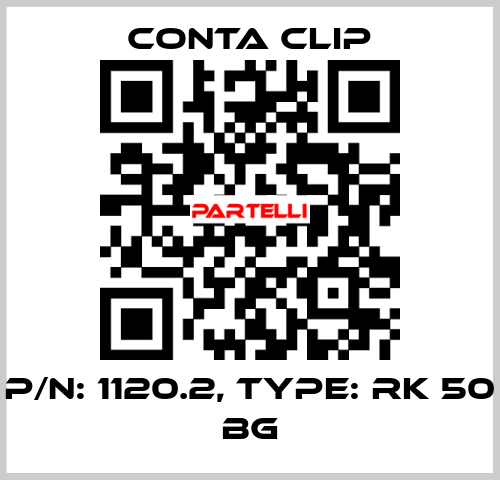 P/N: 1120.2, Type: RK 50 BG Conta Clip