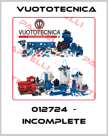 012724  - incomplete Vuototecnica