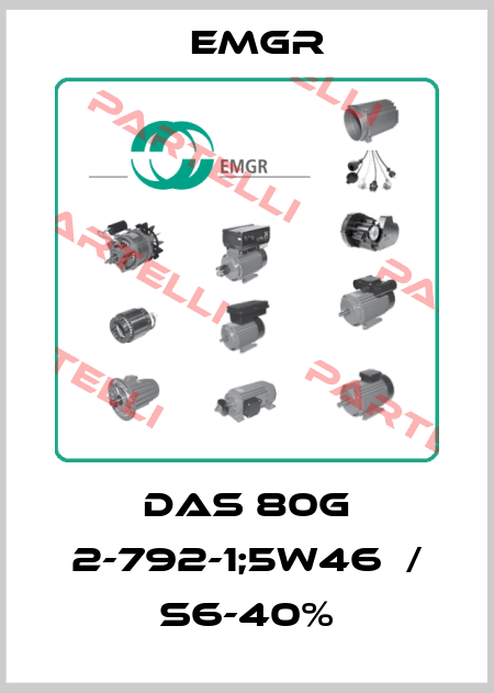 DAS 80G 2-792-1;5W46  / S6-40% Elektromotorenwerk Grünhain 
