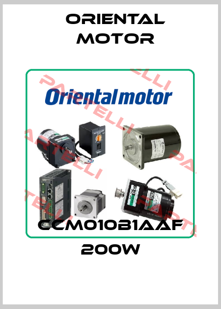 CCM010B1AAF 200W Oriental Motor