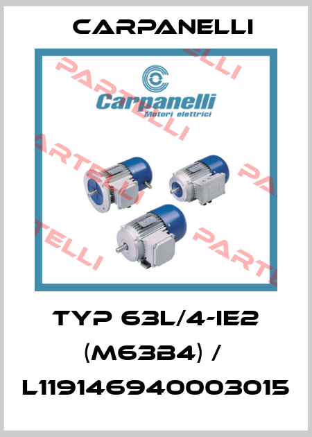 Typ 63L/4-IE2 (M63B4) /  L119146940003015 Carpanelli