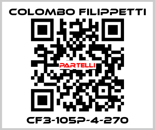 CF3-105P-4-270 Colombo Filippetti