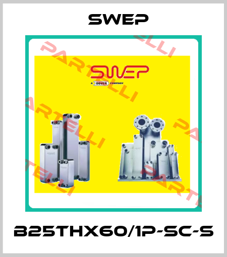B25THx60/1P-SC-S Swep