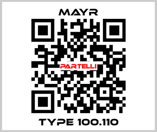Type 100.110 Mayr