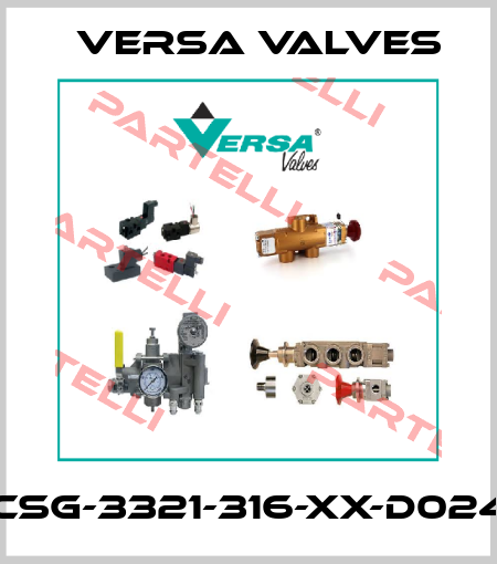 CSG-3321-316-XX-D024 Versa Valves