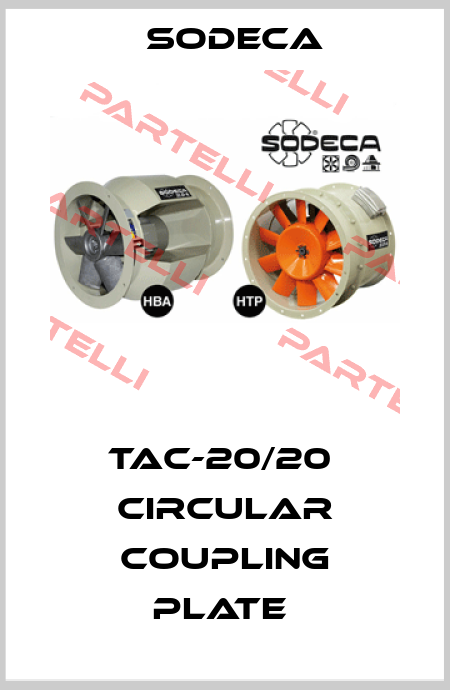 TAC-20/20  CIRCULAR COUPLING PLATE  Sodeca