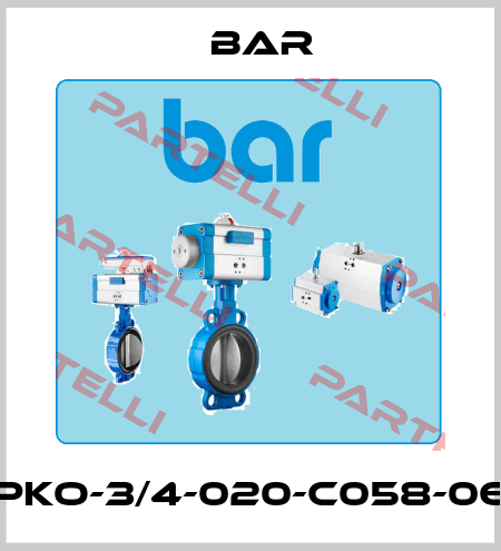 PKO-3/4-020-C058-06 bar