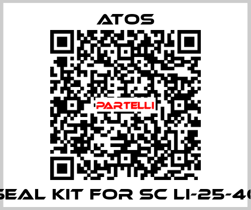 SEAL KIT FOR SC LI-25-40 Atos