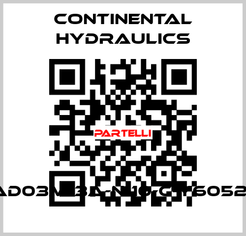 VAD03M-3A-N-10-C-Y6052-3 Continental Hydraulics