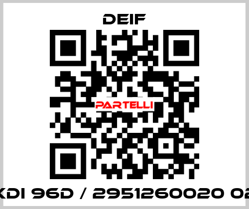 XDi 96D / 2951260020 02 Deif