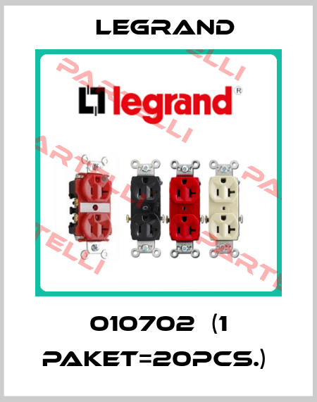 010702  (1 paket=20pcs.)  Legrand