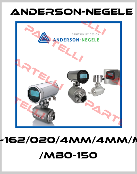 TFP-162/020/4MM/4MM/MPU /MB0-150 Anderson-Negele