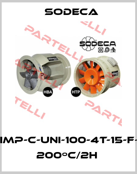 THT/IMP-C-UNI-100-4T-15-F-200  200ºC/2H  Sodeca