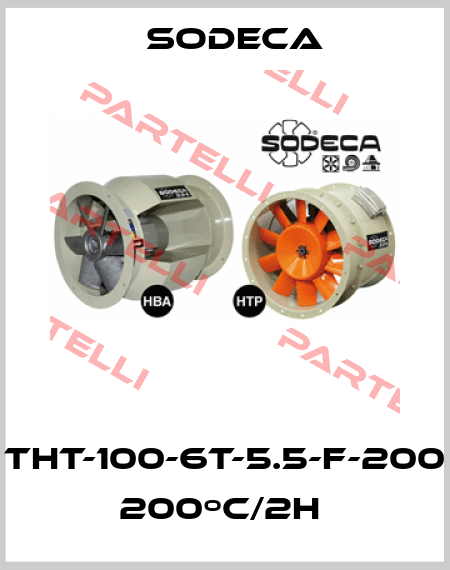 THT-100-6T-5.5-F-200  200ºC/2H  Sodeca