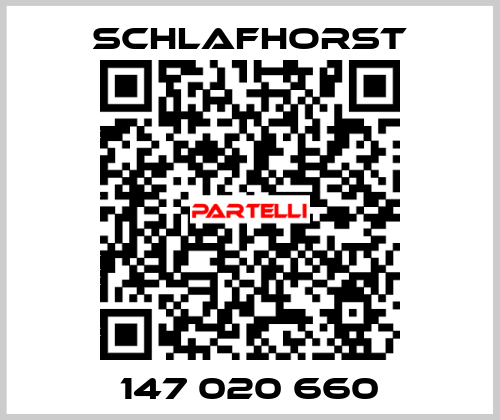 147 020 660 Schlafhorst