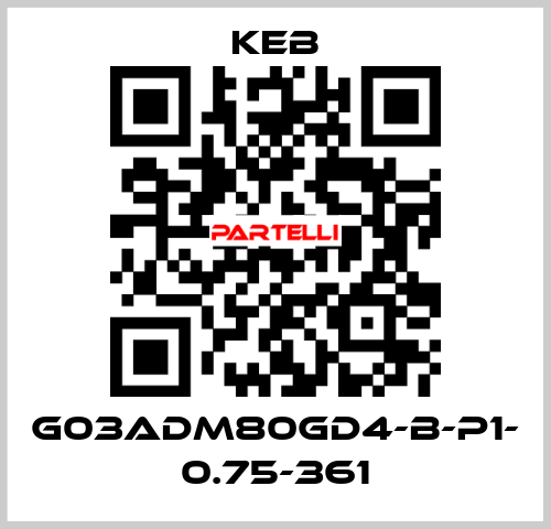 G03ADM80GD4-B-P1- 0.75-361 KEB