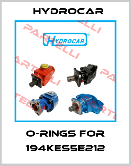 O-rings for 194KES5E212 Hydrocar