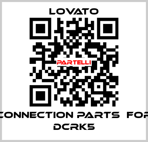 connection parts  for DCRK5 Lovato