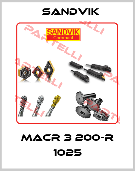 MACR 3 200-R 1025 Sandvik
