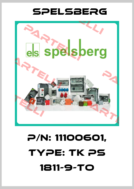P/N: 11100601, Type: TK PS 1811-9-to Spelsberg